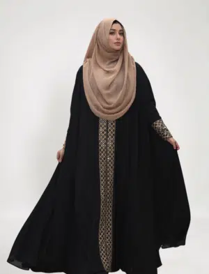 Moonlit Harmony Abaya