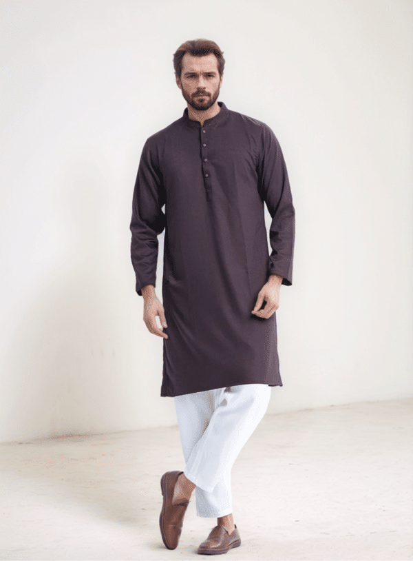 Dark Maroon Panjabi