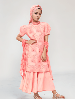 Peach Serenity Shalwar Kameez