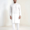White Monarch Cotton Panjabi
